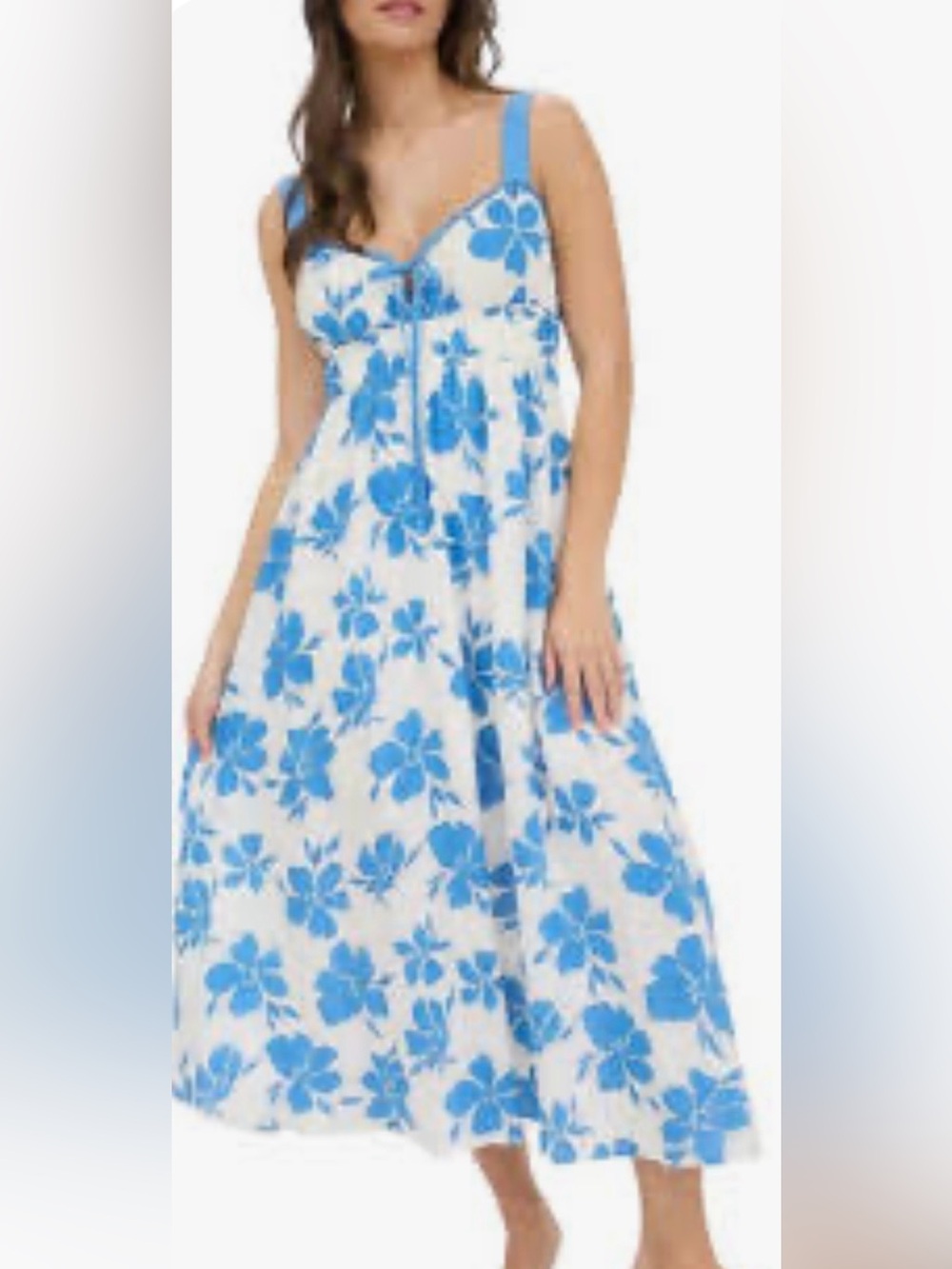 NWT Blue pepper floral midi sundress 
Size M
